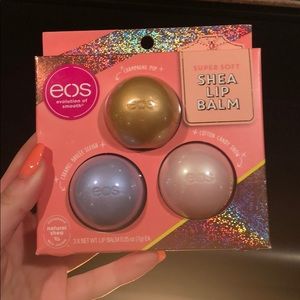 eos shea lip balm trio